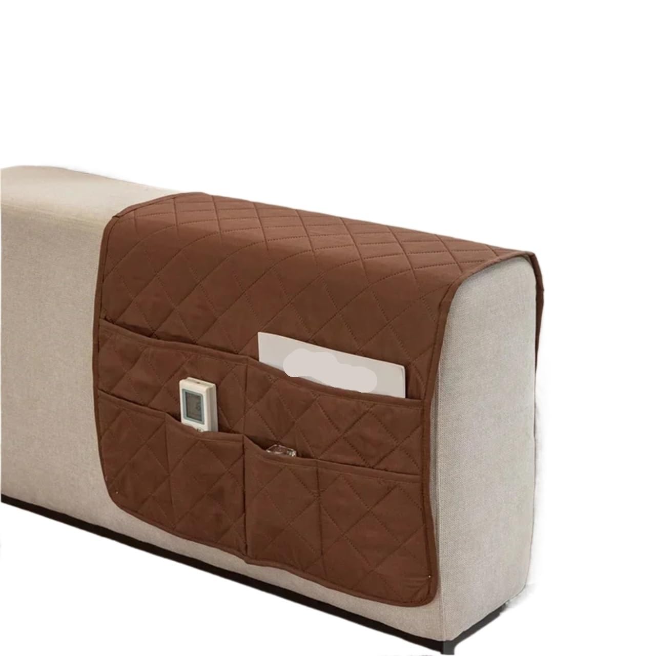 Zovloer Arm Chair Covers 2pcs Water Resistant Sofa Armrest Covers Anti-dirt Arm Couch Protector Recliner Chair Cover For Living Room For Recliner Armchairs Sofas Couch(A2 khaki)