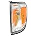 TRQ Driver Side Front Corner Light Assembly Compatible with 1997-2000 Toyota Tacoma TO2520154
