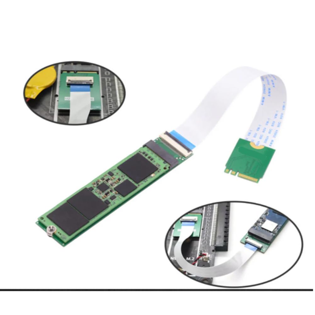 Cable de Conexión SSD con Interfaz de Clave A+e, WiFi A M.2, Interfaz de Clave M, FPC, Tarjeta Adaptadora NVME NGFF