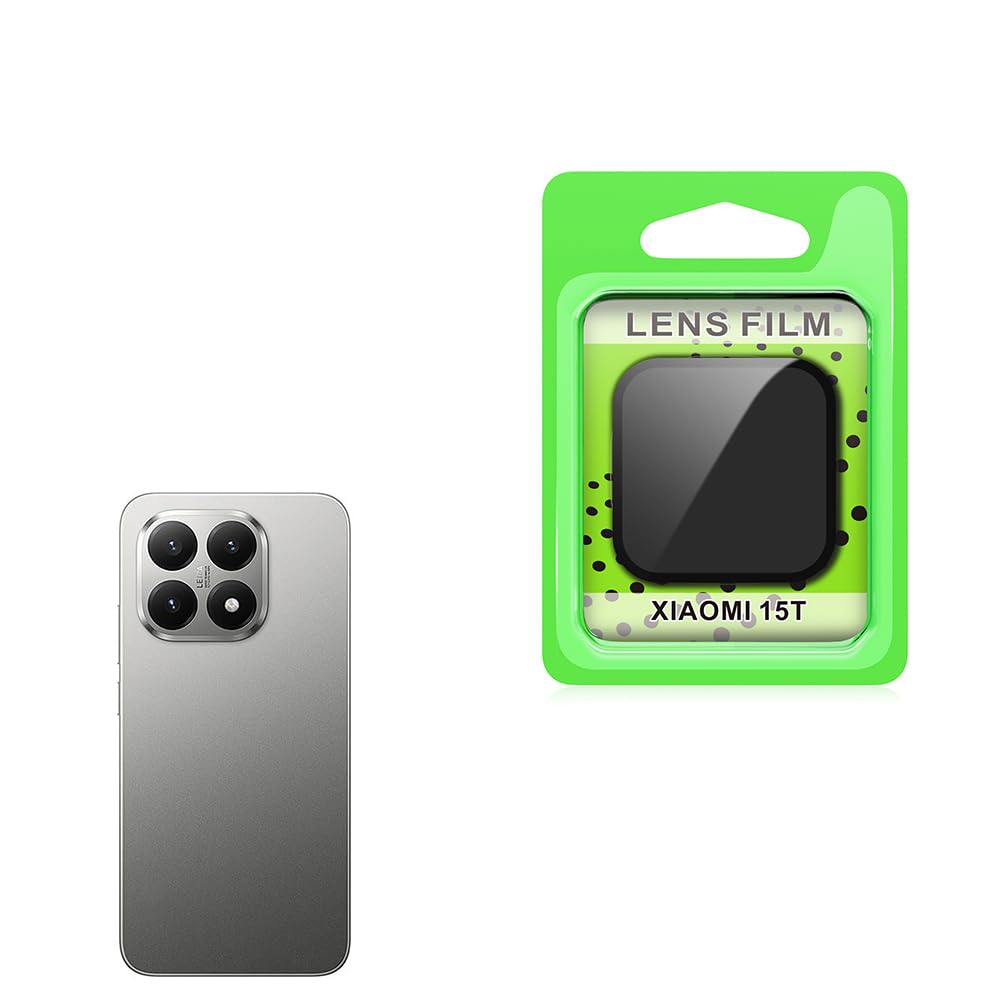 Zore Xioami ile uyumlu 15T CL-07 Kamera Lens Koruyucu Siyah