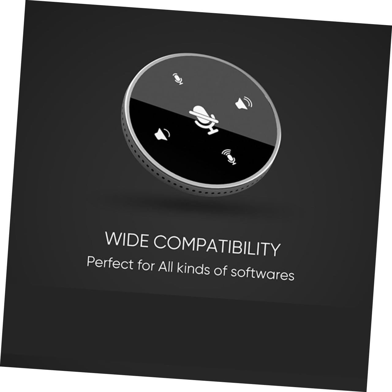 SHOWERORO Microfono Usb Desktop Omnidirezionalper Conferenze Streaming e Voce Compatibile Con Laptop e Computer Design Semplice e Leggero Facile Da Usare Per Riunioni e Giochi