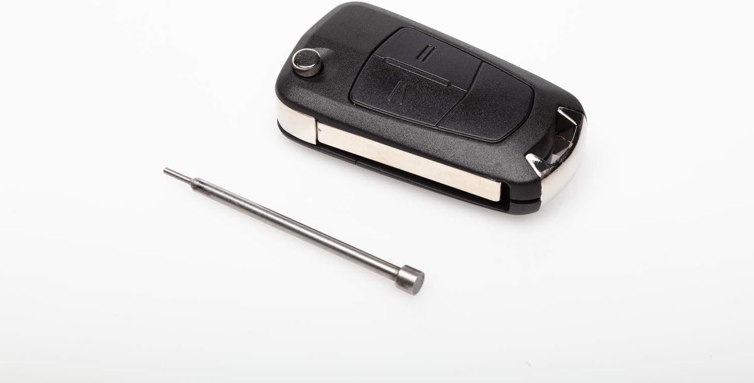 Vauxhall Style Older Flip Key Repair Case with Pin Removal Tool Astra (2006-2010) Corsa (2008-2013) Zafira (2006-2013)