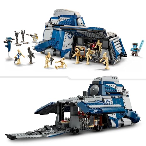 LEGO Star Wars Slag om Felucia Separatist MTT – Bouwbaar Speelgoed voor Kinderen met Speeder, 2 Minifiguren en 10 Droid Figuren – Cadeau voor Jongens vanaf 9 Jaar en Fans van The Clone Wars – 75435 - Afbeelding 4