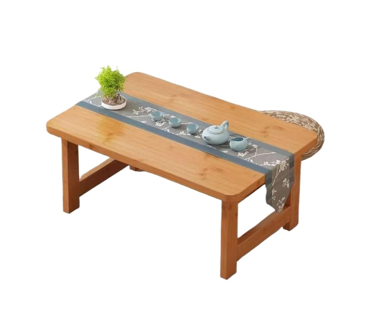 Table basse en bambou japonais de haute qualité pour salon élégant