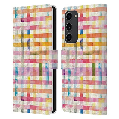 Housse en cuir premium Ninola Vichy exclusive pour Samsung S23+ 5G
