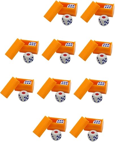 10 juegos de dados creativos grandes, kit de dados de rendimiento para fiestas