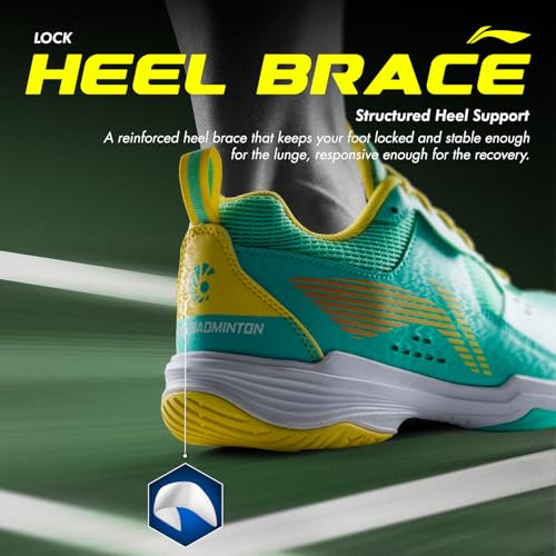 Image of Li-Ning All Round Non Marking Badminton Shoes | All Indoor Sports | Lightweight, Breathable, Grippy & Durable | High Rebound Cushioning | Stable Heel Support