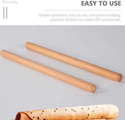 Miniatura 6 de SWOOMEY 1 juego de rodillos de cono de huevo, moldes de cono de pizzela, crepé, waffle, moldeador de conos, moldes de tortilla, forma de cuerno de