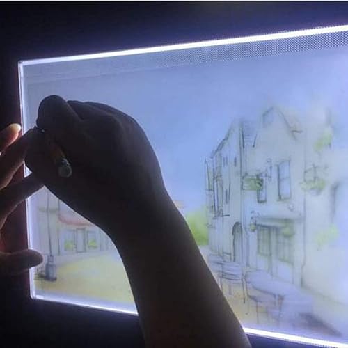 Miniatura 8 de TableRe - Tablero de dibujo con luz LED A5 para dibujar y dibujar con 3 niveles de brillo para artistas dibujos animación y pintura de diamante 5D