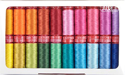 Aurifil Thread Thrd Coll GloriousKantha mercerie coton pour patchwork et quilting - 2