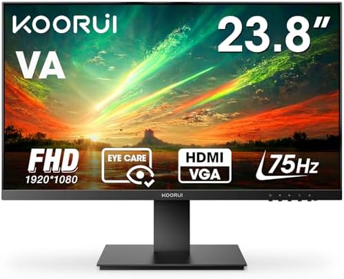 Amazon.co.jp: KOORUI モニター 24 インチ ディスプレイ フルHD 