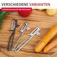 Westmark Universal-Sparschäler/Pendelschäler mit geschärftem Ausstecher, Edelstahl/Stahl, Famos, Silber, 106122E1 – Ansicht 8