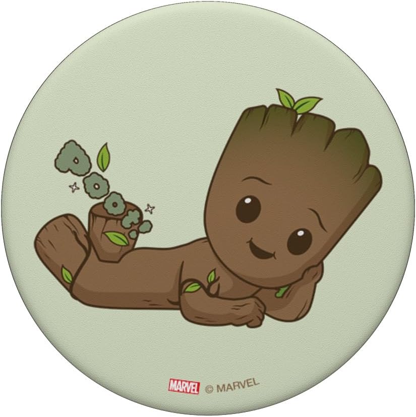 Marvel Studios I Am Groot Poot! PopSockets Adhesive PopGrip