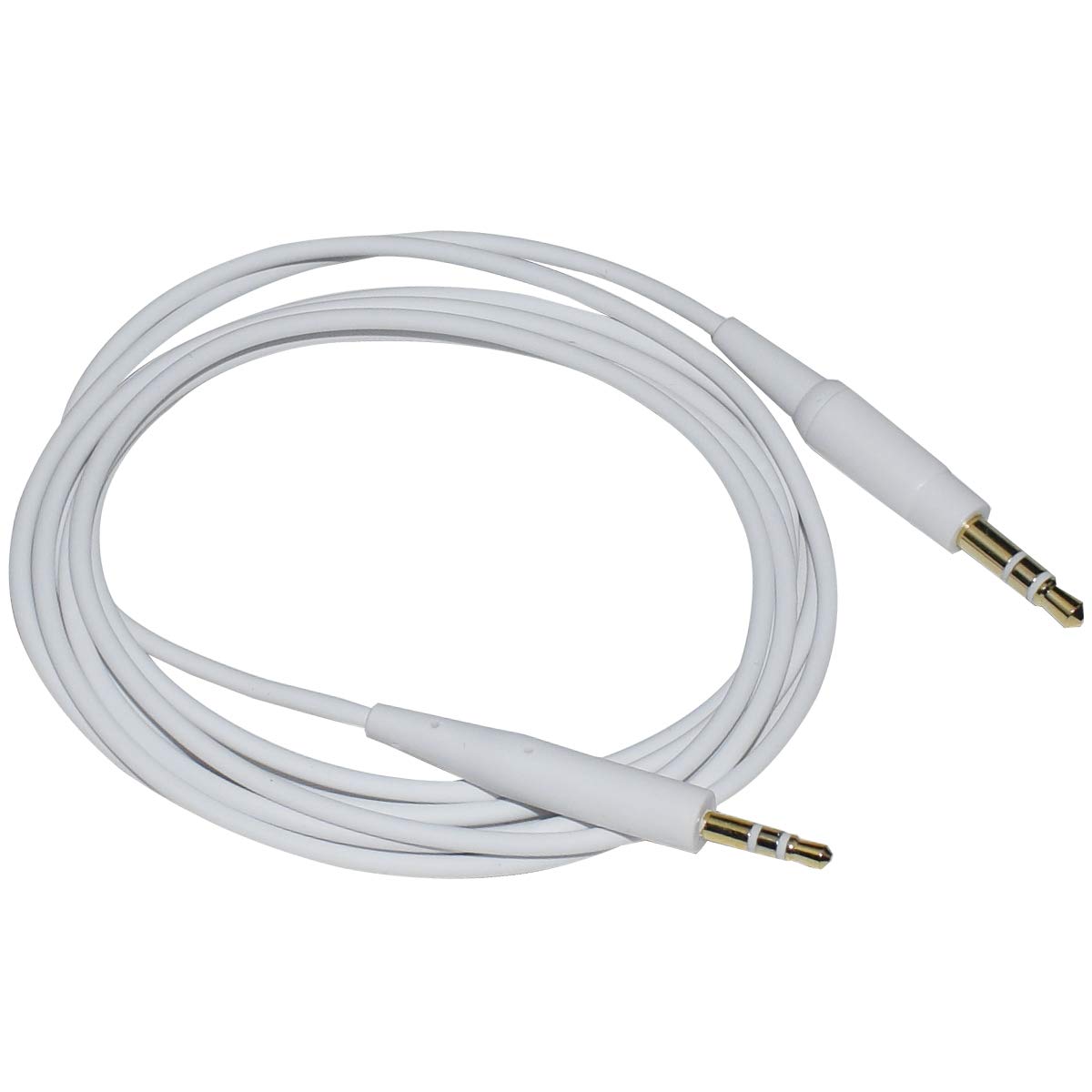 LearSoon Replacement Extension Audio Cable Cord Fit for Bose On-Ear 2/OE2/OE2i/QC25/QC35/Soundlink/SoundTrue Headphones White