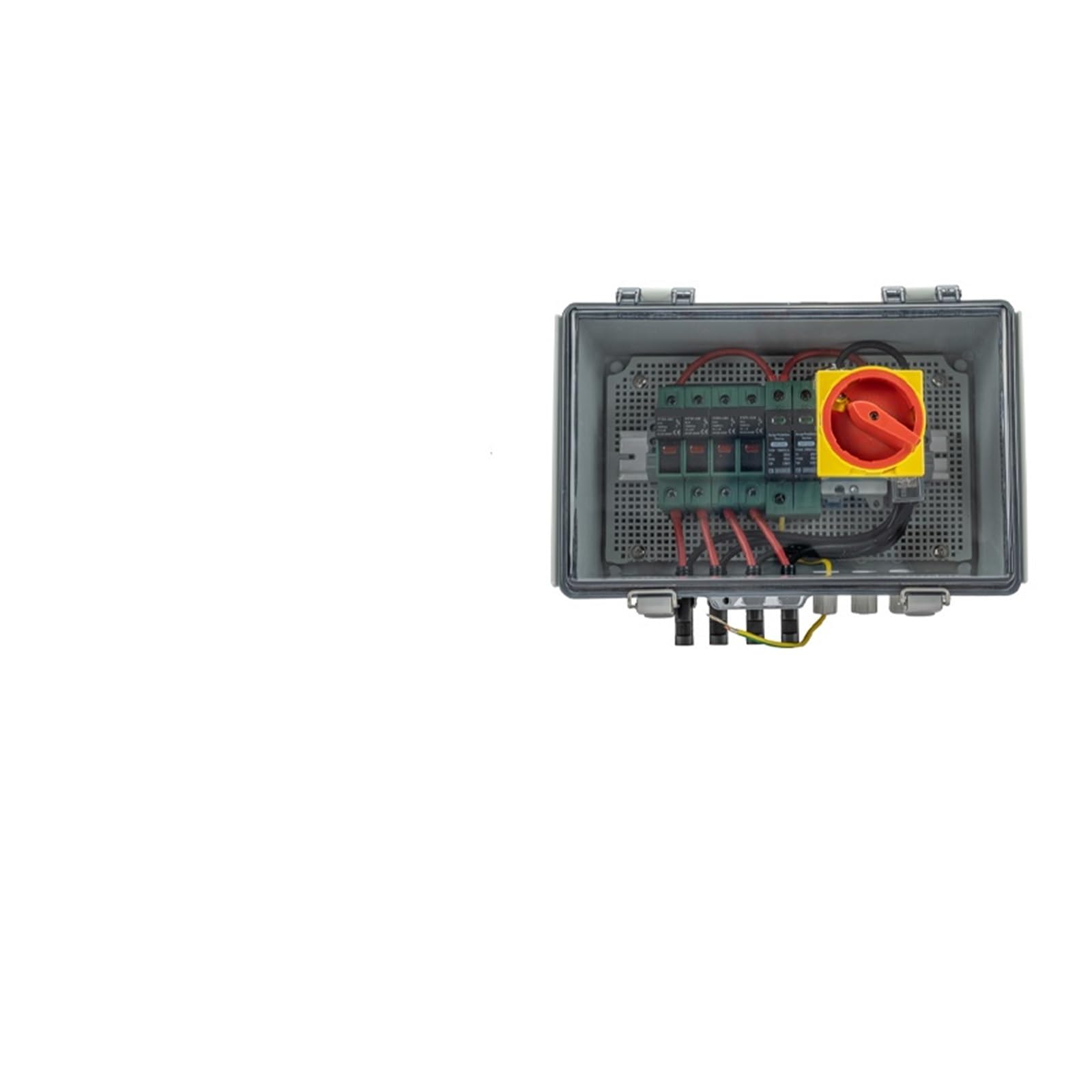 RWRAPS Esterno Impermeabile 4 String 4 Ingresso 1 Uscita 1000 V IP65 PV Protezione Contro Le Sovratensioni Solari Contro I Fulmini Interruttore di Isolamento DC Combinatore Box