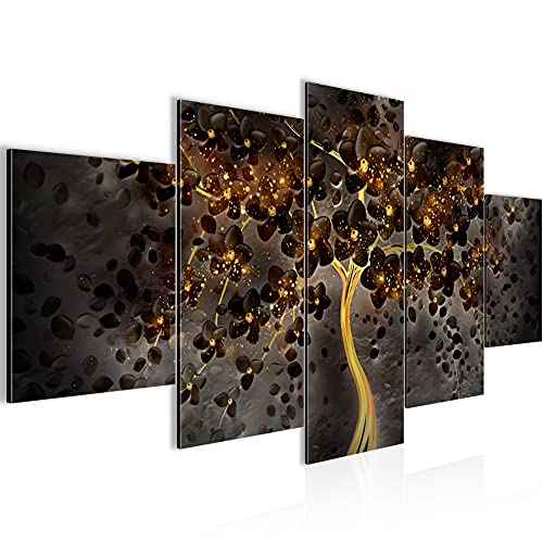 Runa Art - Quadri Fiore 200 x 100 cm 5 Pezzi XXL