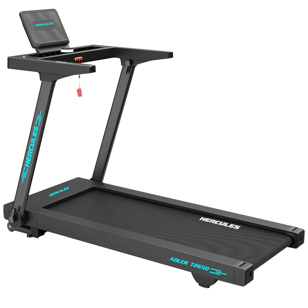 Hercules Fitness T2650 2.0 .0 HP Peak DC Motorized Foldable Treadmill | 15 Level Power Incline | Bluetooth MP3 Player Available | Max Speed 18 Km/Hr | Max User Weight 125 Kg-image-39