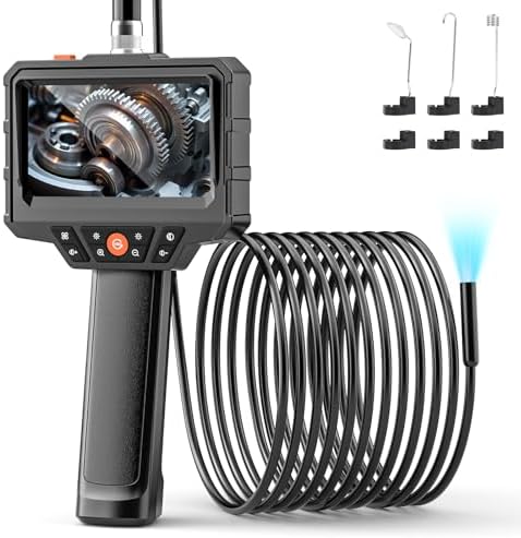 Caméra Endoscopique WiFi 15m IP67 - Diamètre 8.5mm - Pour Inspection Plomberie, Moteur