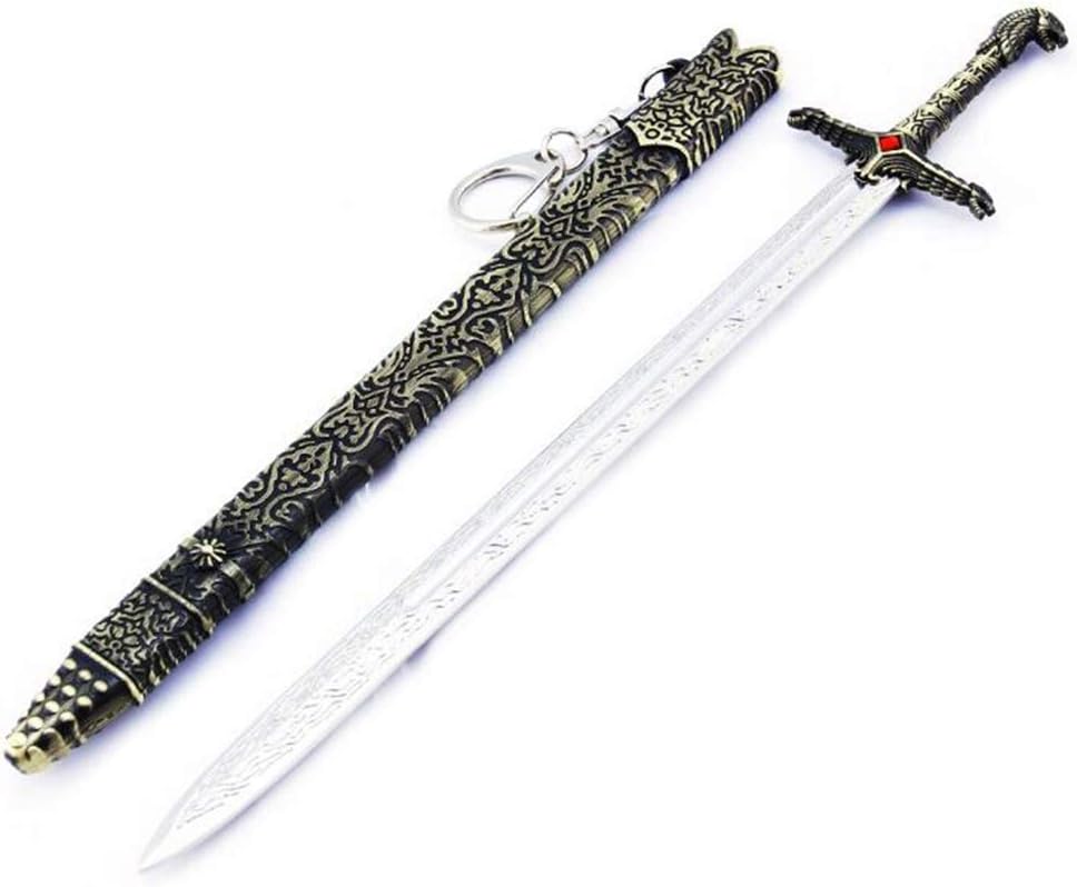 ?No Blade?Game Props Classical Arya Stark Needle House Stark Oathkeeper Jon Snow Metal Weapon Sword Sabre Model Figure Gift (B)
