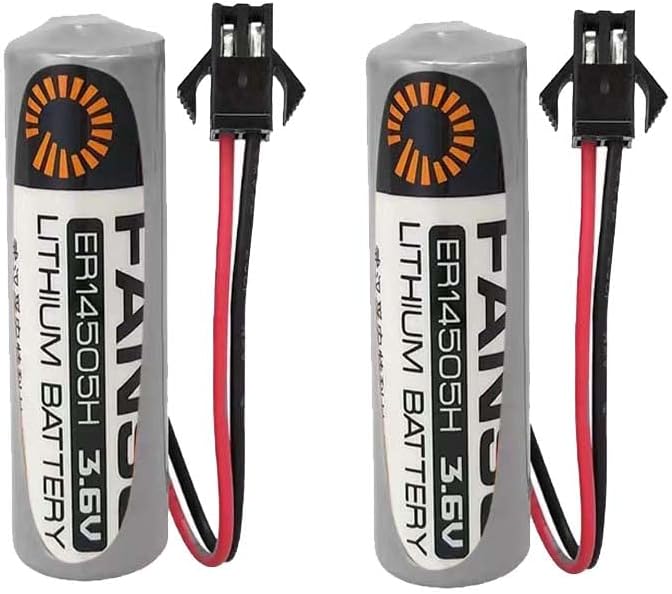 ER14505H Batería AA ER14505 Batería 2700mAh 3.6V Batería no recargable con enchufe (2 piezas ER14505H Batería)