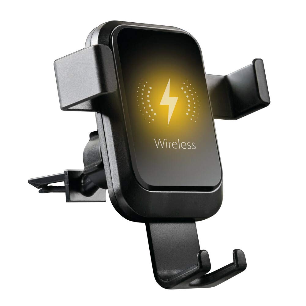 Lampa Porta cellulare auto Graviton Wireless con ricarica wireless nero