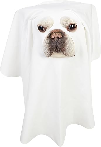 Miniatura 4 de Disfraz de Halloween para perro, ropa para mascotas, sudadera con capucha para Halloween, cosplay, camisas de fantasma de gato (M)