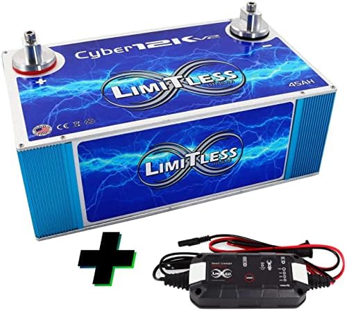 pkg Cyber 12K V2 - Limitless Lithium 10K-14K Power Range Battery + Nano-HD Tender Battery Charger