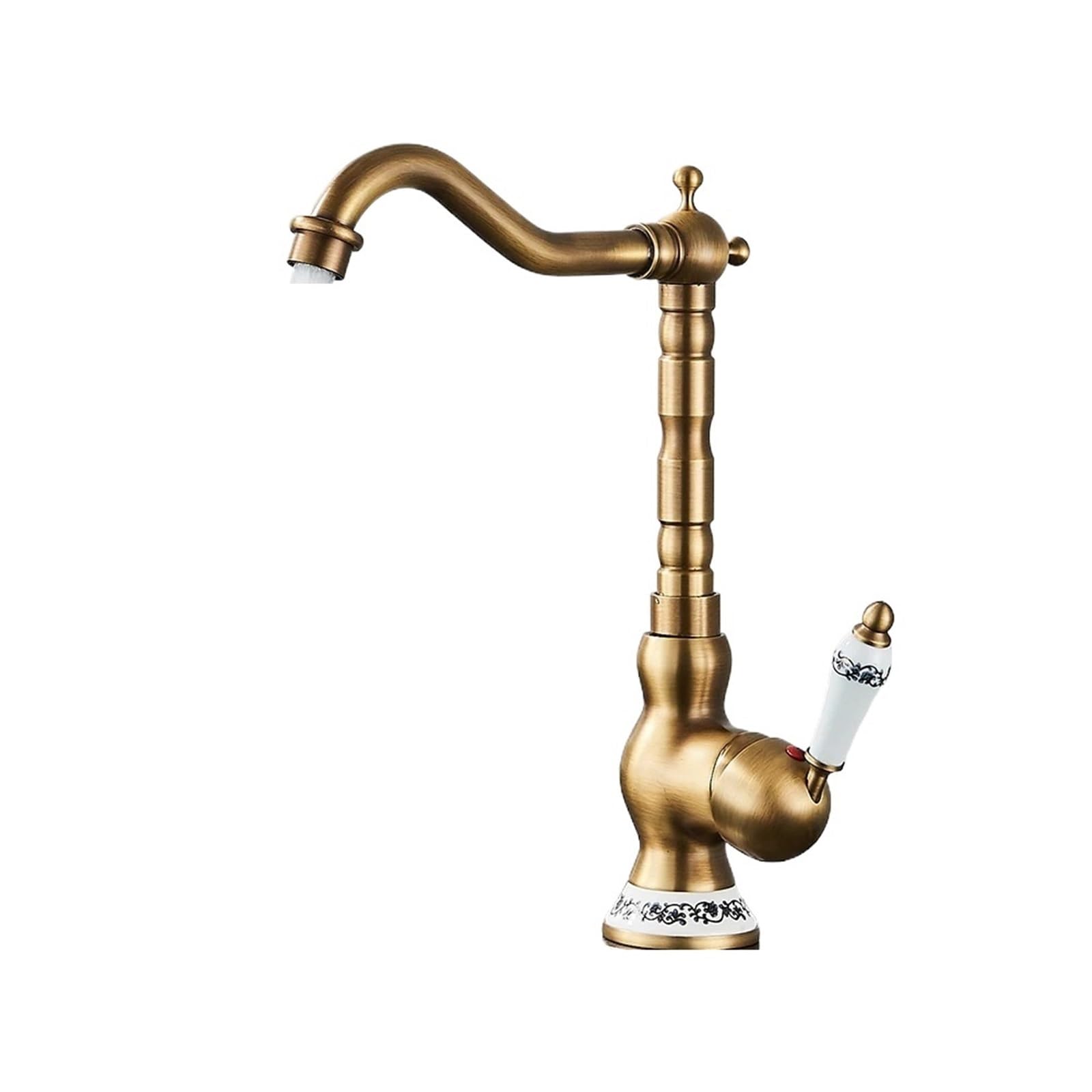 Bdfjeds Color-1 Basin Tap Brass Bathroom Faucet Rotating Spout Basin Sink Mixer Tap Kitchen Washing Washbasin Taps Mixers(Color-1)