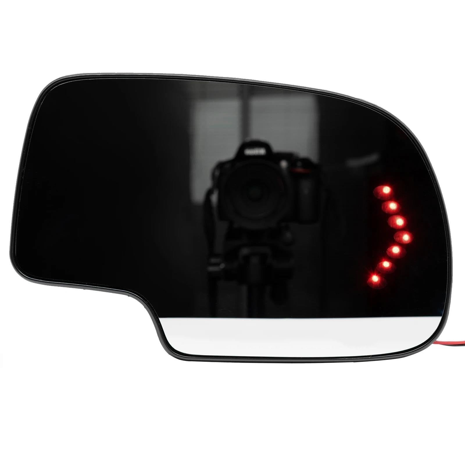 Pour GMC Pour Sierra Pour Yukon XL 1500 2500 Conducteur/passager Côté Porte Aile Miroir Verre Chauffé CFCPKOYOZD(Gauche et droite)