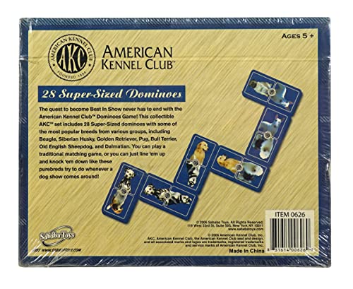 American Kennel Club Dominoes Super-Sized 28 Piezas miniatura 2