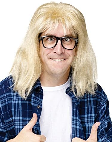 Fun World SNL Garth Algar Wig