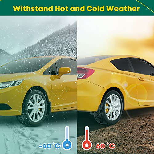 Yhtauto Set Of 4 Mud Flaps Splash Guards Accessories Replacement For Chevrolet Trailblazer 2002-2009 Sport Utility, Front And Rear Lh Rh, Black #TOP7