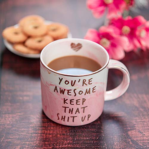Thank You Gifts - Funny Inspirational, Thoughtful, Birthday, Friendship, New Job Gifts Ideas For Women Friends, Coworkers, Boss, Employee - Graduation Gifts For Her - Ceramic Coffee Cup #TOP6