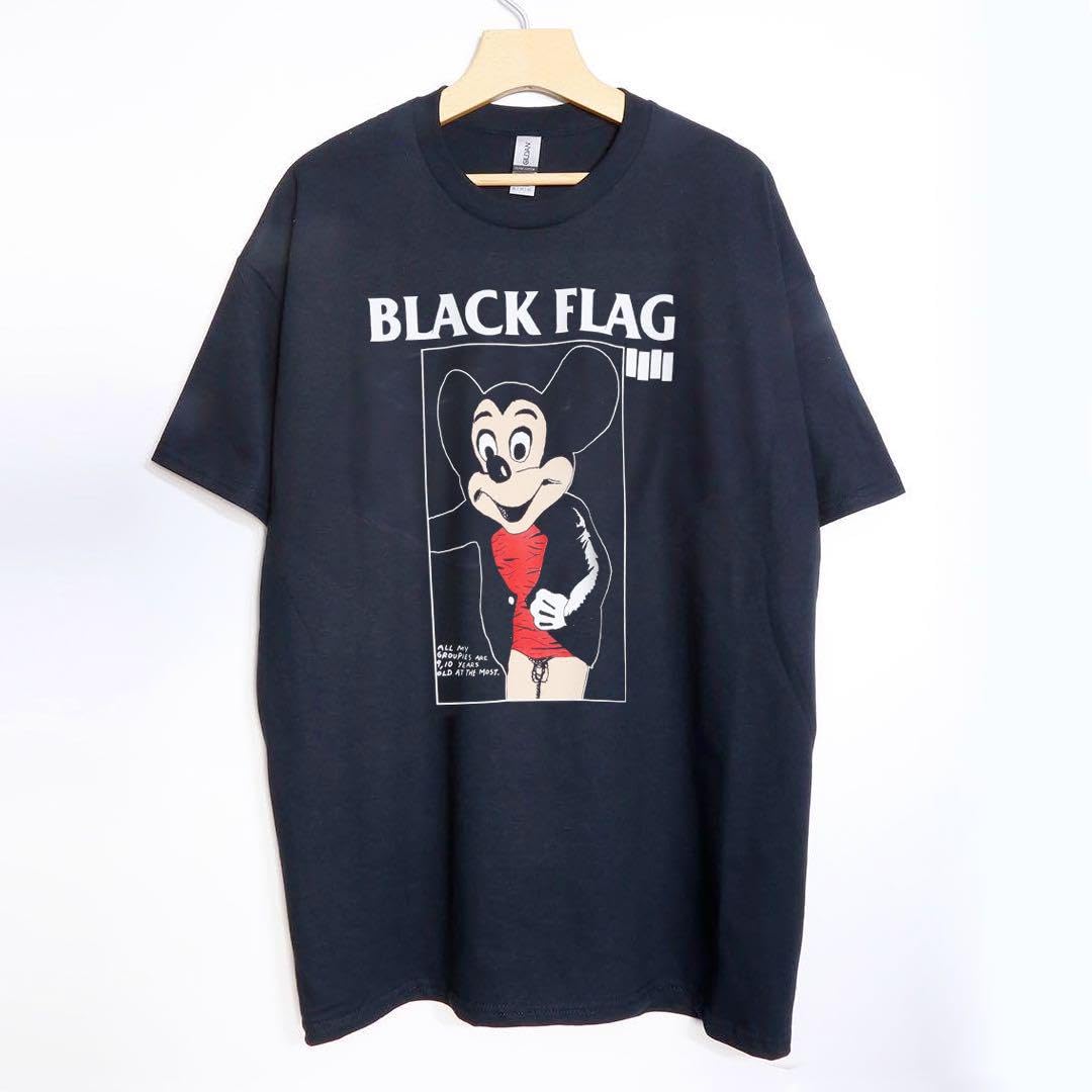 Amazon.co.jp: XL BLACK FLAG ブラック フラッグ Tシャツ 野村訓