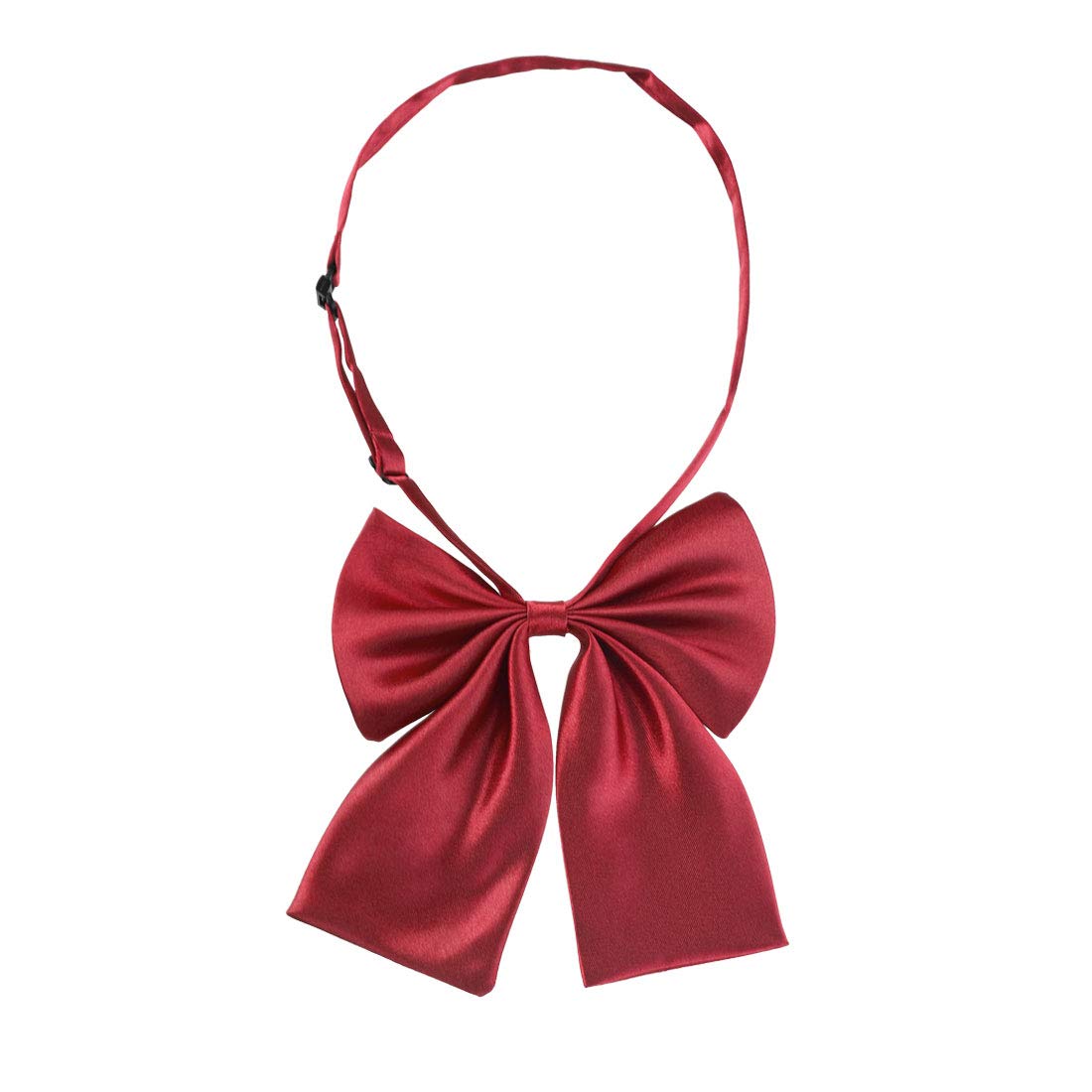 Allegra K Pre-Tied Bowknot Bow Tie for Women Adjustable Bowtie Solid Color