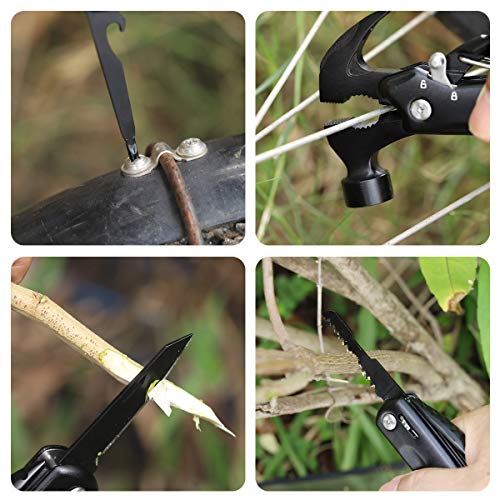Gift For Men Dad Husband Brother Boyfriend Boys, Hammer Multi-Tool, Personalized Men Gift For Christmas Present Stocking Stuffer, Cool Birthday Gift Idea For Men Adult Son,12-In-1 Hammer Multitool #TOP5