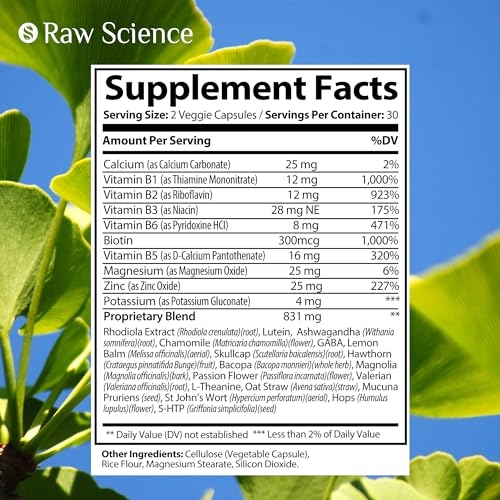 5-HTP-Focus-Memory-Supplement-Nootropic-Brain-Support-with-Gaba-L-Theanine-Rhodiola-Rosea-Griffonia-Simplicifolia-Mucuna-Puriens-Ashwagandha-Sleep-Calm-Relax-for-Men-Women-60-Capsules