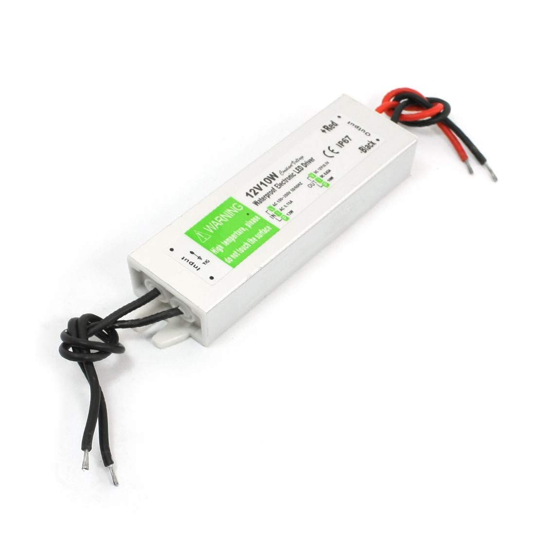 Convertisseur AC 100-250V en DC 12V 10W IP67 contre les pannes d'éclairage