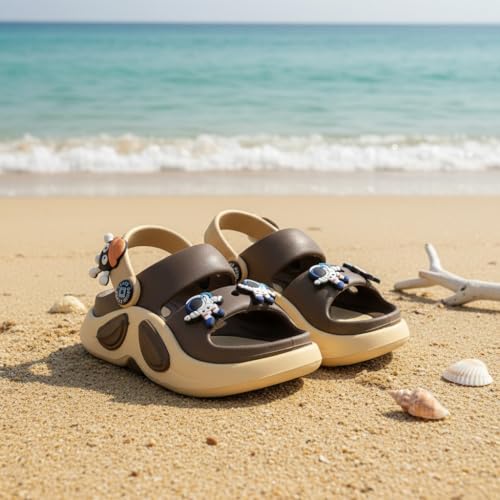 Image of GLJ Unisex Kids Comfort Sandal for Kid Boy & Girl, Age 1-5 Years, 1150