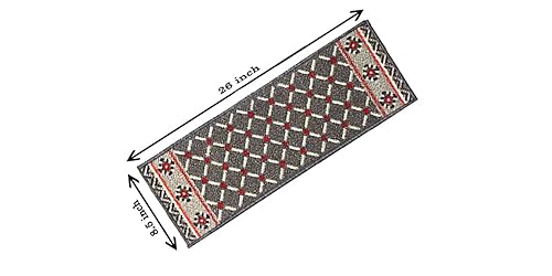 Miniatura 12 de Gloria Alfombra antideslizante para peldaños de madera, alfombras de goma antideslizante para escaleras, juego de 7 alfombras de escalera rojo
