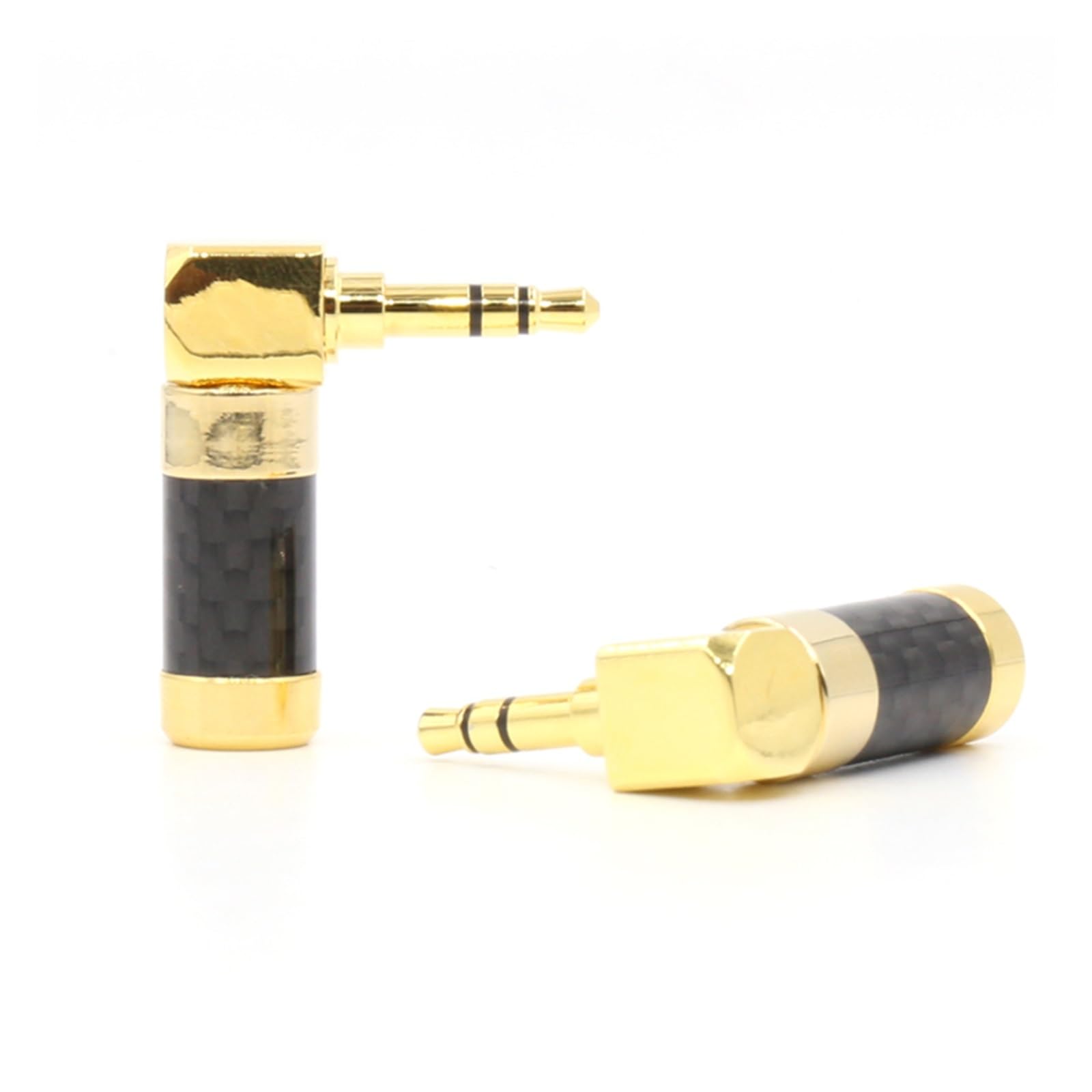 4 Uds. Conector De Audio Estéreo Macho De 3,5mm Chapado En Oro De 24K 3U For Cable De Auriculares