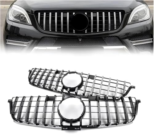 Calandre avant noire pour Benz classe ML W166 de 2012 à 2015