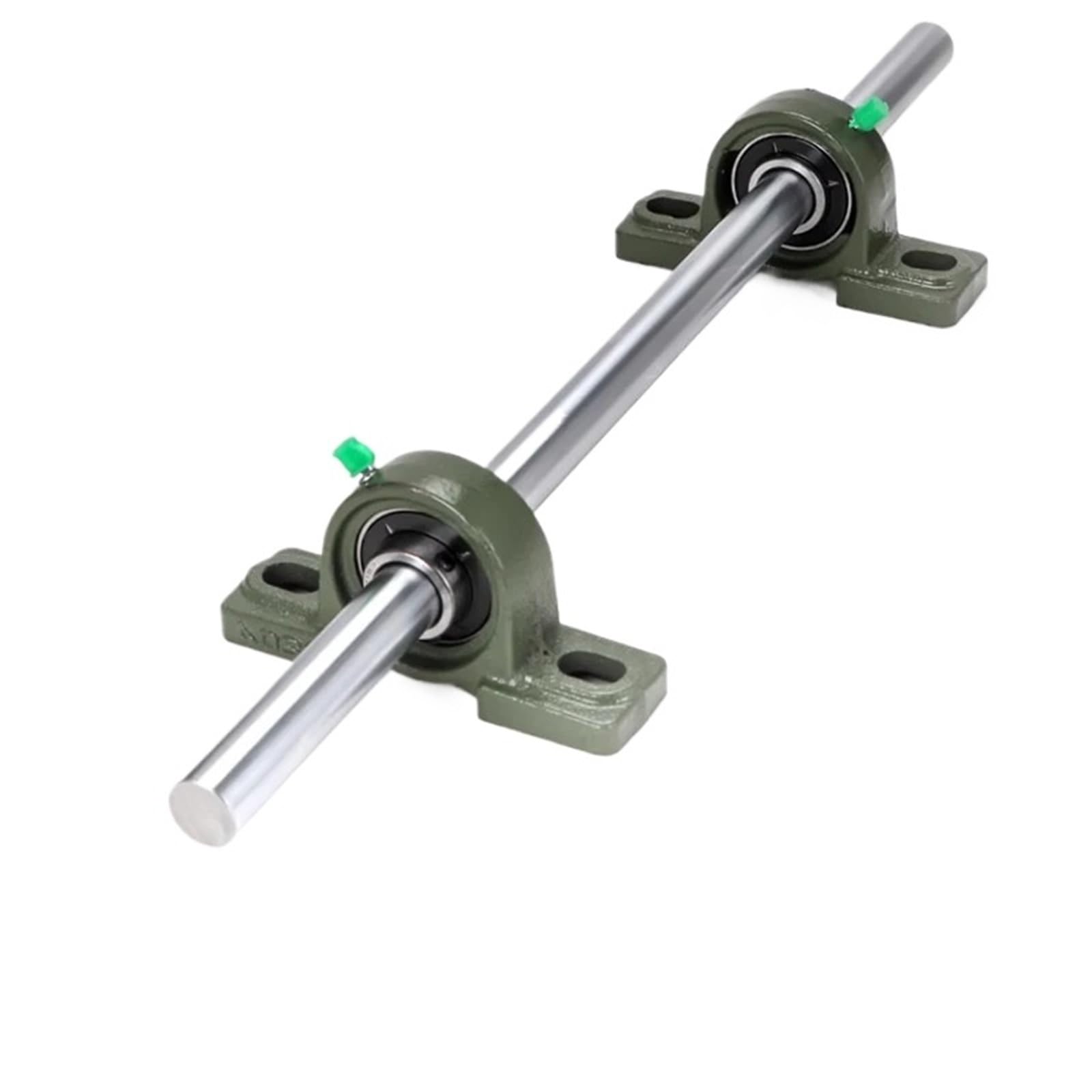 Albero guida lineare asse ottico OD12/15/17/20mm L100-550+ 2 pezzi cuscinetto verticale sede fissa UCP/UCFL sede di supporto sferico esterno(12mm(UCP201),350mm)