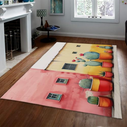Tapis salon antidérapant lavable pour éviter les glissades