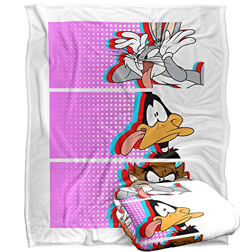 LOONEY TUNES Copriletto Silky Touch super morbido, 152 x 127 cm