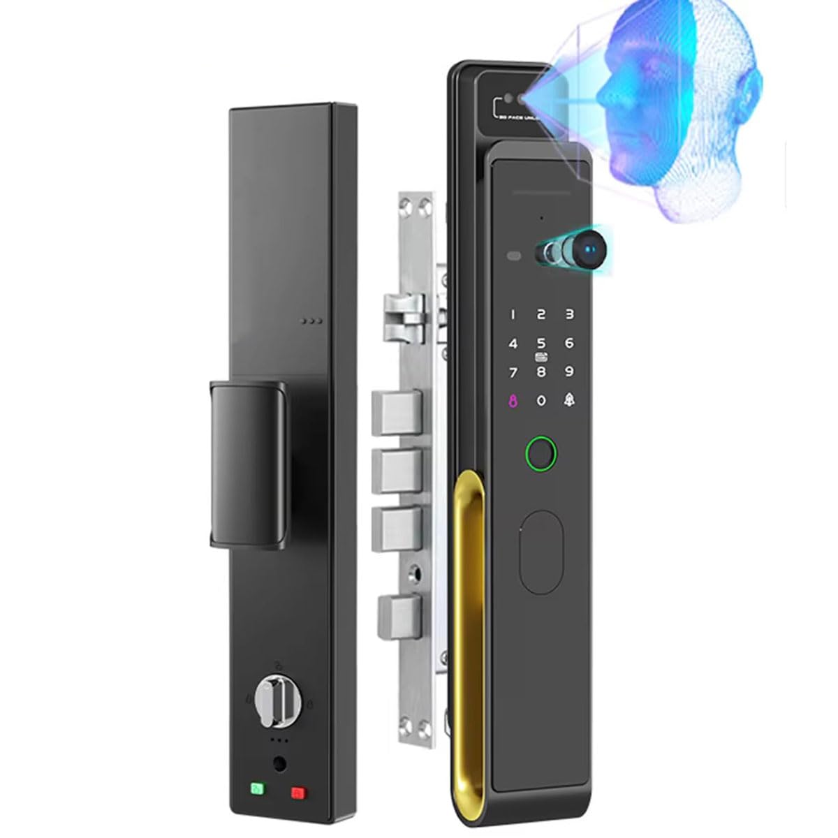 Serrure intelligente anti oubli de clés à empreinte digitale