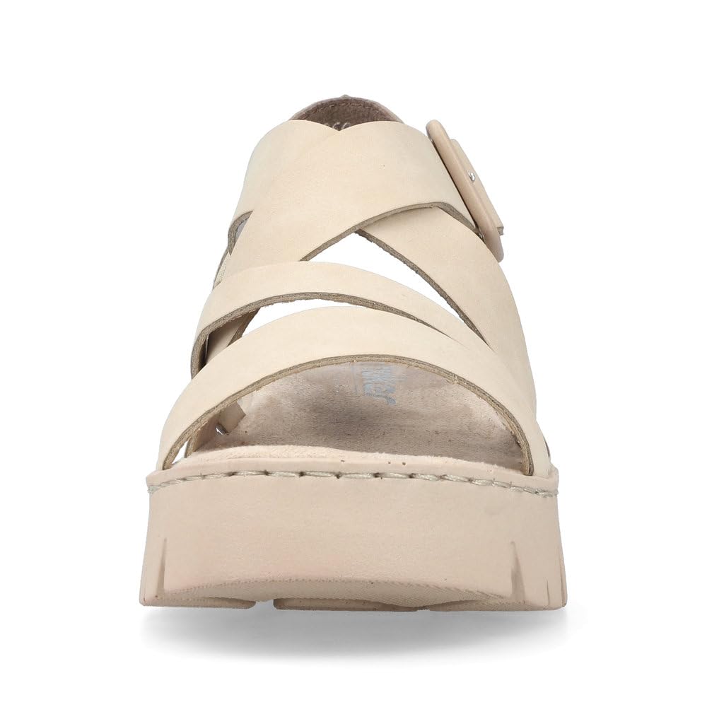 Rieker Damen Keilsandalen V1063, Frauen Sandalen