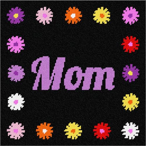 Pepita Needlepoint kit: Flowers Square Mom, 10