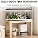PA-DABAOO Wooden Fish Tank Stand,1102Lbs Capacity,Reptile Tank Stand with Solid Wood Frame,Indoor and Outdoor Plant Stands,Suitable for Living Room, Entryway,60 * 50 * 50cm