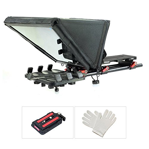 Proaim Universal Professional Teleprompter Kit for iPad/Tablet/Tab/Smartphone/iPhone/DSLR Video Camera Camcorder for Film